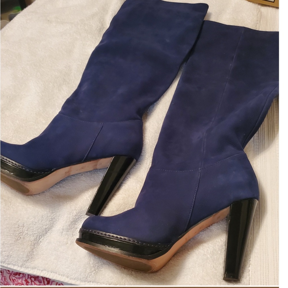 Cole Haan Nola slouch high heel boots